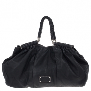 Pre Owned Dolce and Gabbana Black Miss Lexington Satchel