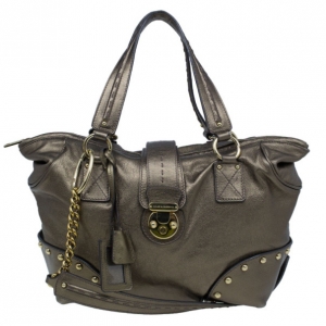 مملوكة مسبقًا Dolce and Gabbana Bronze Leather Hobo