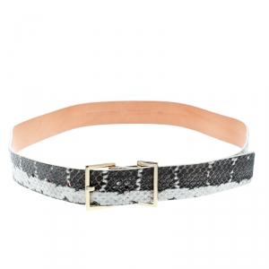 Dsquared2 Two Tone Python Belt Size 80 CM