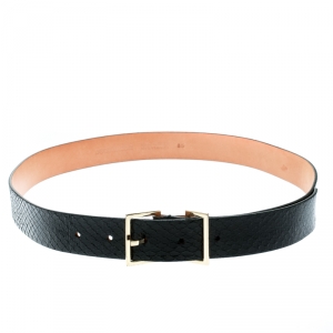 Dsquared2 Black Python Belt Size 85 CM