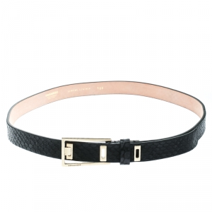 Dsquared2 Black Python Belt Size 100 CM