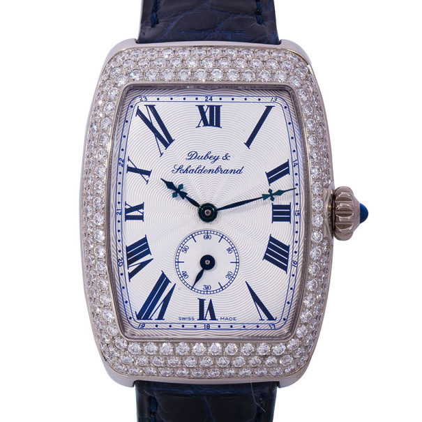Dubey & Schaldenbrand White 18K White Gold Entica Women's Wristwatch 26MM