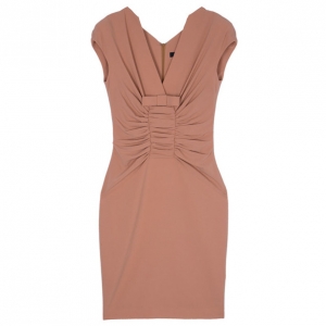 Elie Saab Apricot Bow Dress S