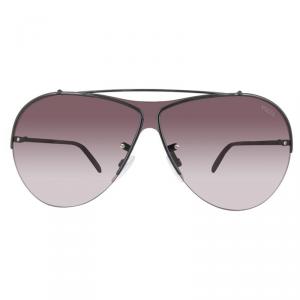 Emilio Pucci Shiny Black/Gradient Bordeaux EP0031 Aviator Sunglasses