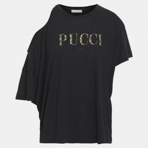 Emilio Pucci Viscose Short Sleeved Top M