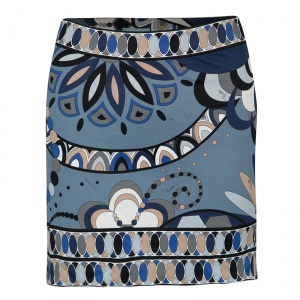 Emilio Pucci Multicolor Printed Mini Skirt M