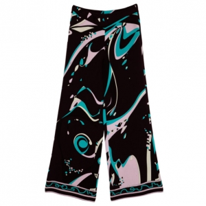 Emilio Pucci Printed Palazzo Pants M
