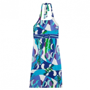 Emilio Pucci Printed Stretch Dress M