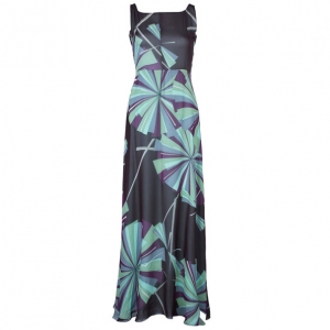Emilio Pucci Silk Printed Maxi Dress M