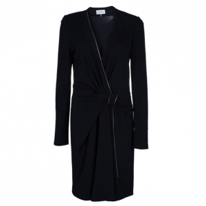 Emillio Pucci Black Knot Detail Dress M