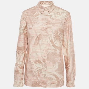 Emilio Pucci Printed Cotton Long Sleeve Shirt S