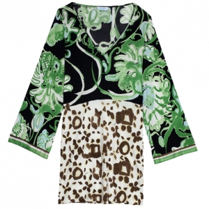 Emilio Pucci Printed Jersey Top M