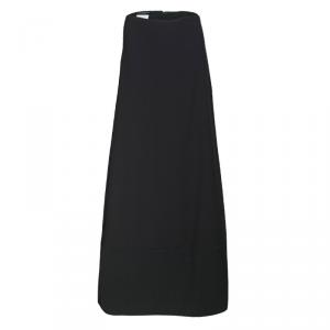 Pre Owned Emporio Armani Black Gonna Maxi Skirt L
