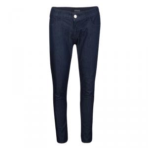 Pre Owned Emporio Armani Indigo Dark Wash Denim Skinny Dakota Jeans M
