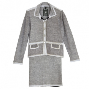 Escada Light Grey Wool Suit M