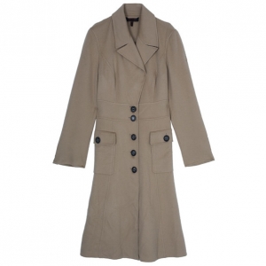 Escada Tan Cashmere Long Coat S