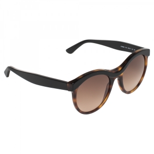 Pre Owned Etro Black/Havana ET652S Cat Eye Sunglasses