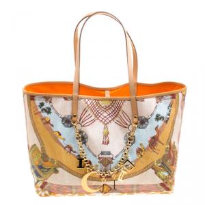 Pre Owned Etro Multicolor Printed Coated Canvas Ramadan Edition Shopping Tote