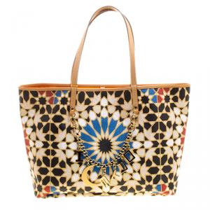 Pre Owned Etro Multicolor Printed Coated Canvas Ramadan Edition Shopping Tote