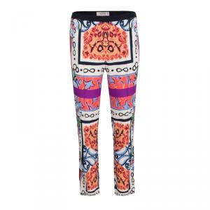 Pre Owned Etro Multicolor Printed Pants S