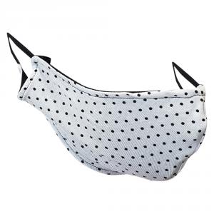 Non-Medical Handmade White Polka Dots Printed Cotton Face Mask - Pack of 5 (Available for UAE Customers Only)