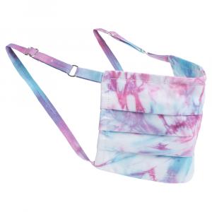 Non-Medical Handmade Pink/Blue Tie Dye Face Mask By Mr. Moudz Collection (Available for UAE Customers Only)