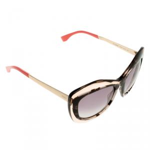 مملوكة مسبقًا Fendi Black/Gold FF 0029/S Transparent Frame Sunglasses