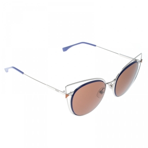 مملوكة مسبقًا Fendi Purple/Brown FF 0176/S Cat Eye Sunglasses