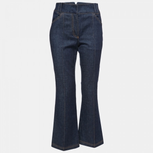 Fendi Blue Denim Boot Cut High Waisted Jeans S Waist 28"