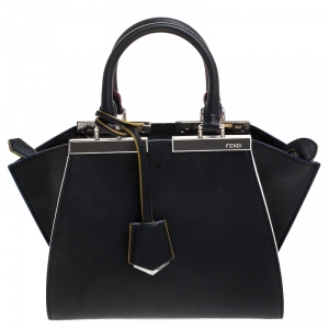 Pre Owned Fendi Back Leather Mini 3Jours Tote