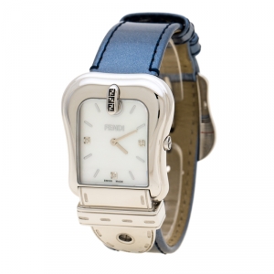 Fendi Mother of Pearl Stainless Steel B.Fendi 3800G Women's Wristwatch 33 mm