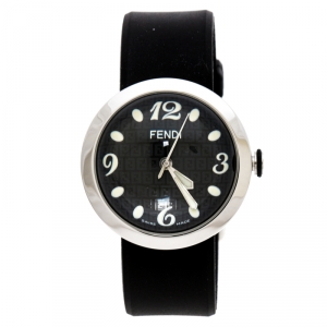 Fendi Black Stainless Steel 8010 G Women's Wristwatch 36MM