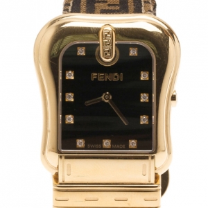 Fendi Black Stainless Steel Classic Women's Wristwatch 32MM