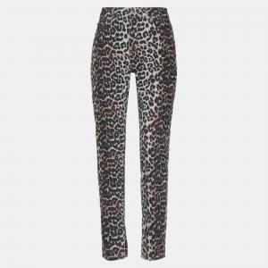 Ganni Multicolor Animal Print Denim Jeans M Waist 28"