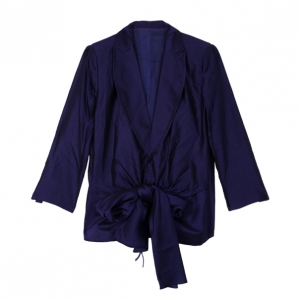 Gianfranco Ferre Purple Wrap Blazer Jacket XL