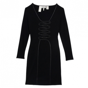Gianfranco Ferre Black Wool Dress 