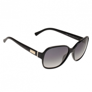 Giorgio Armani Black Oversized Square Sunglasses