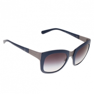 Pre Owned Giorgio Armani Blue Square Sunglasses