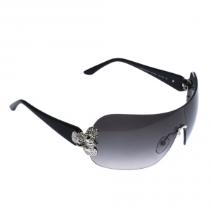 Givenchy Black Gradient SGV 436S Shield Sunglasses