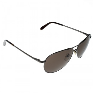 Givenchy Grey/Brown SGV 410 Aviator Sunglasses 