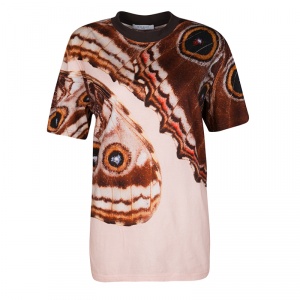 Givenchy Multicolor Butterfly Print T-Shirt XS