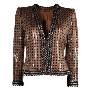 Givenchy Brown Embellished Jacket M