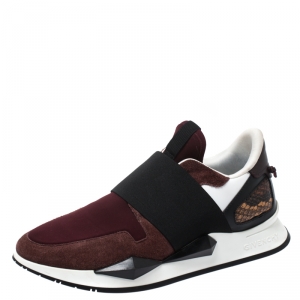 Givenchy Multicolor Neoprene Runner Elastic Slip On Sneakers Size 38
