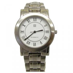 Givenchy White Stainless Steel IS.17.XVIII Analog Quartz Women's Wristwatch 33MM