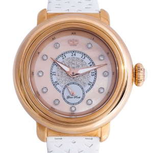 Glam Rock Pink Gold-Plated Steel Bal Harbour GR77007 Women's Wristwatch 40MM