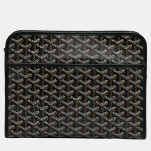 Pre Owned   Goyard Black Goyardine Jouvence GM