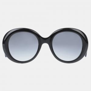 Pre Owned Gucci Black GG0139S Oval Sunglasses 