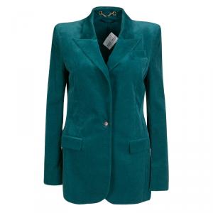 Gucci Emerald Green Tailored Velvet Blazer M