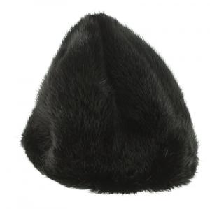 Gucci Black Mink Fur and Monogram Reversible Haviro Hat M