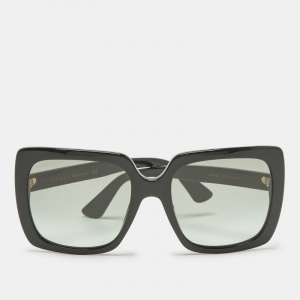 Gucci Black Gradient GG0418S GG Crystals Oversized Sunglasses